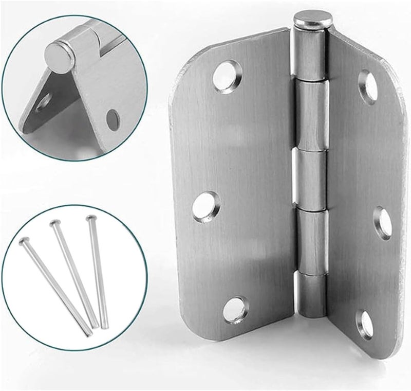FINBe 3.5 Inch Door Hinge Pin Outlet Hinge Pins for Door Closure Function to Replace Silver 6PCS - Image 5